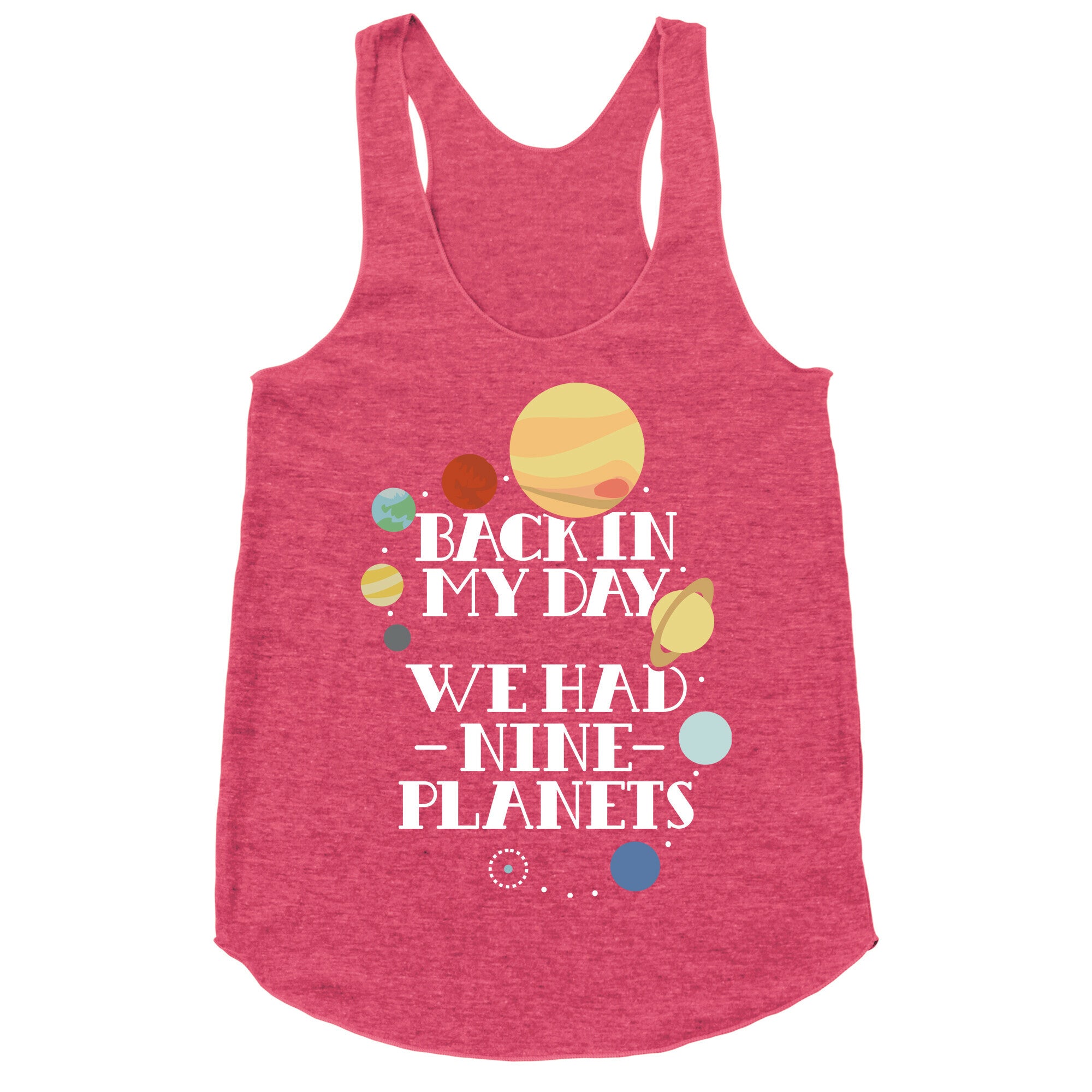 Nine Planets Racerback Tank